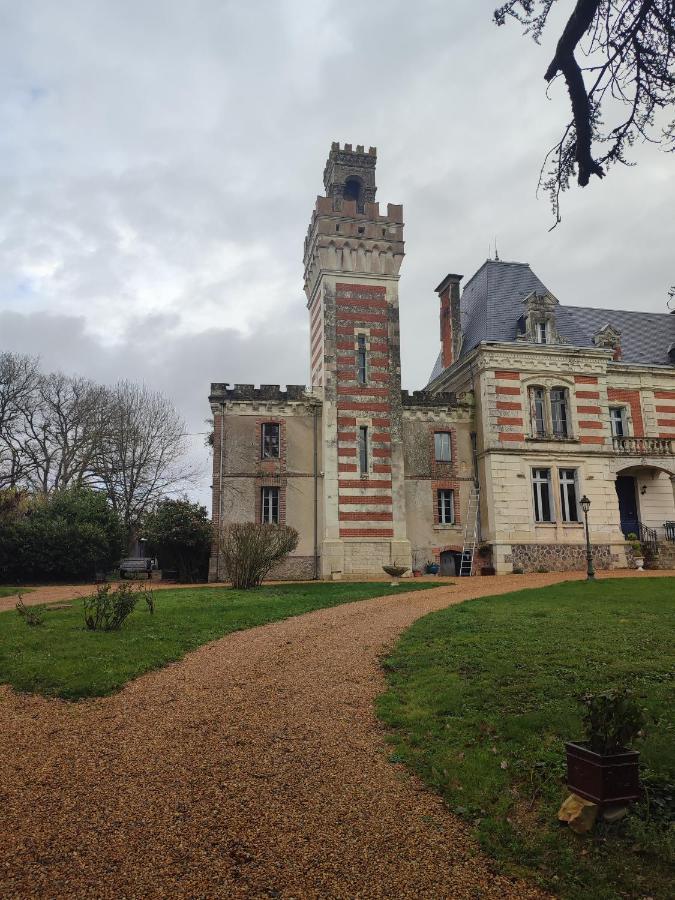La Tour Carree D'Un Chateau Auzouer-en-Touraine ภายนอก รูปภาพ